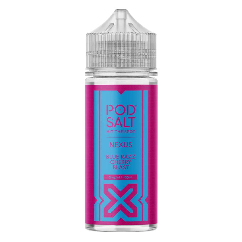 Pod Salt Nexus - Blue Razz Cherry Blast 100ml Shortfill | Lincolnshire Vapours