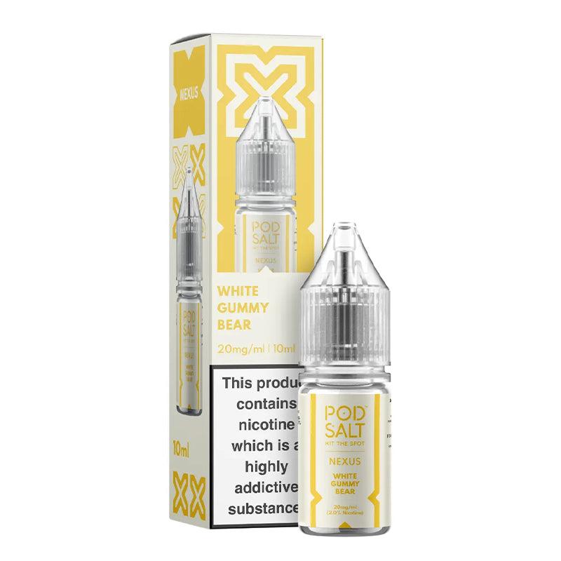 Pod Salt Nexus - White Gummy Bear 10ml | Lincolnshire Vapours