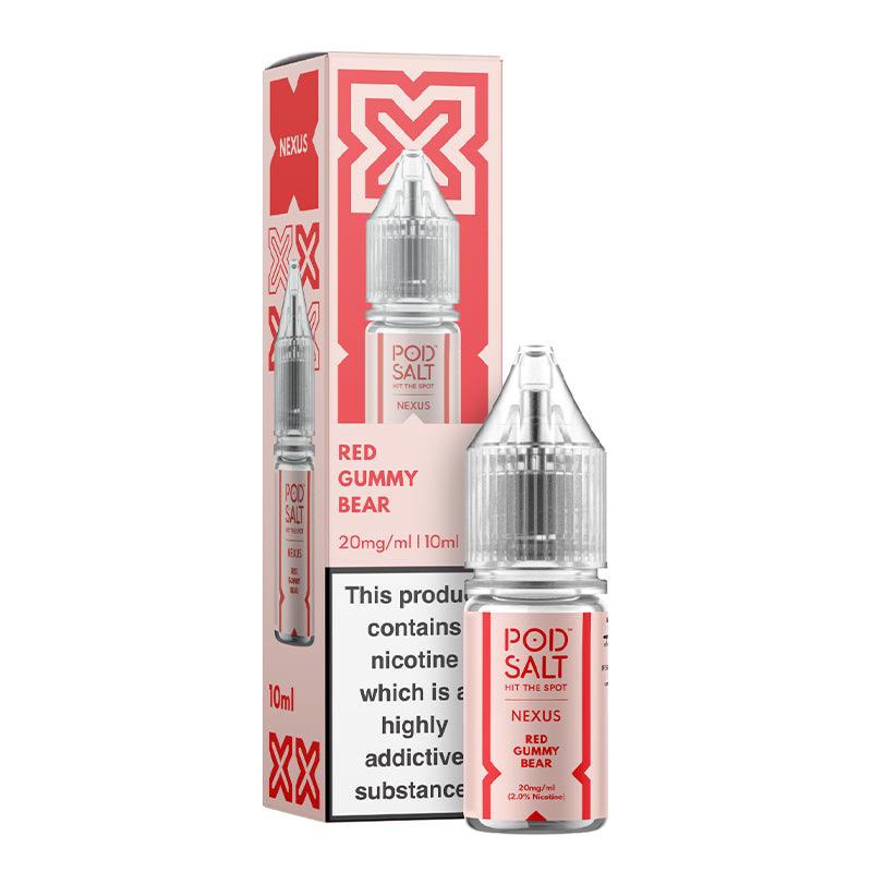 Pod Salt Nexus - Red Gummy Bear 10ml | Lincolnshire Vapours