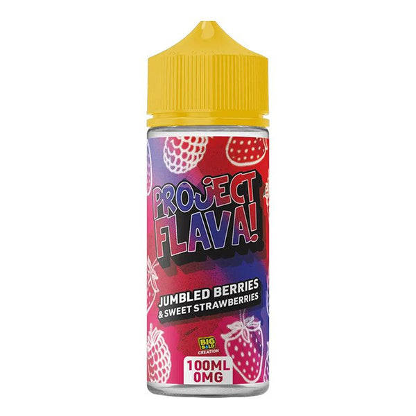 Project Flava - Jumbled Berries & Sweet Strawberries 100ml Shortfill Project Flava - Jumbled Berries & Sweet Strawberries 100ml Shortfill - Default Title | Free UK Delivery | Lincolnshire Vapours