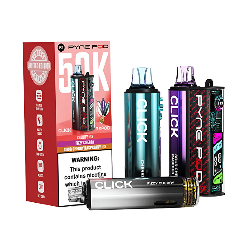 Pyne Pod Click 50K Prefilled Pod Kit | Lincolnshire Vapours
