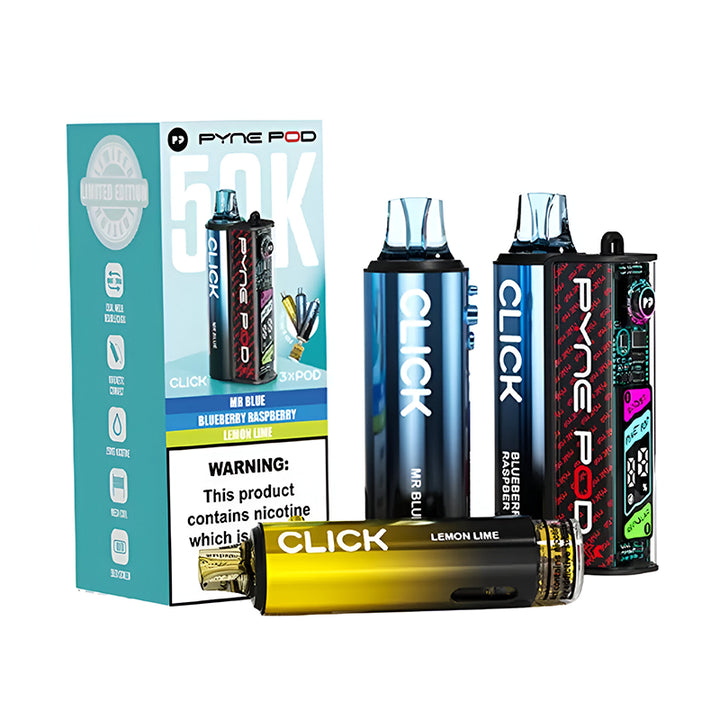 Pyne Pod Click 50K Prefilled Pod Kit | Lincolnshire Vapours