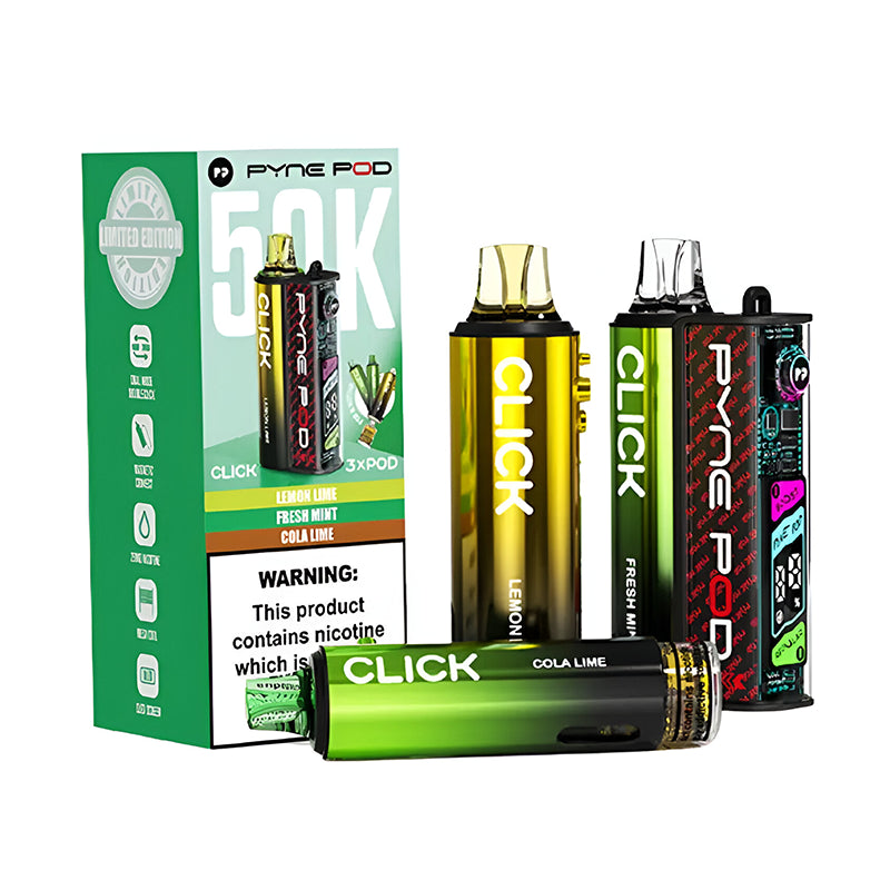 Pyne Pod Click 50K Prefilled Pod Kit | Lincolnshire Vapours