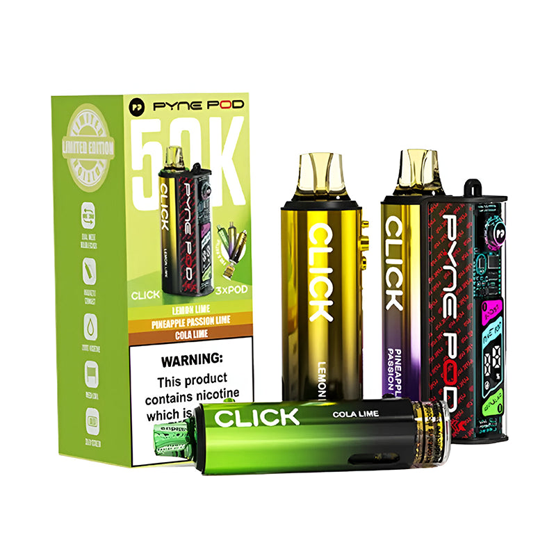 Pyne Pod Click 50K Prefilled Pod Kit | Lincolnshire Vapours