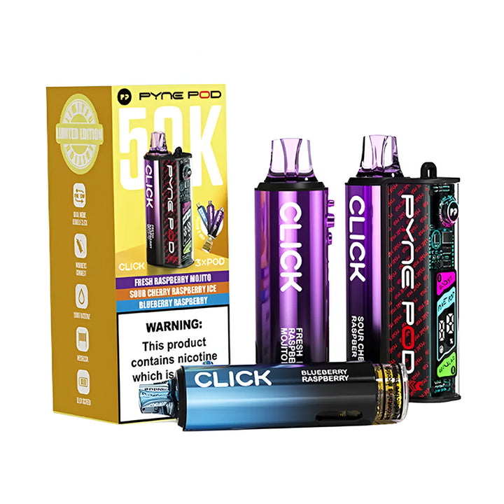 Pyne Pod Click 50K Prefilled Pod Kit | Lincolnshire Vapours