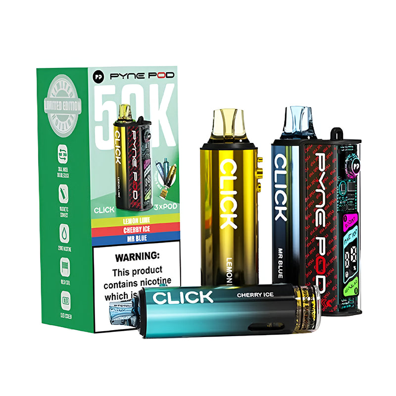 Pyne Pod Click 50K Prefilled Pod Kit | Lincolnshire Vapours
