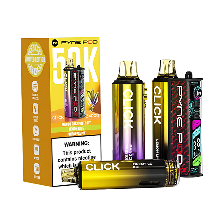 Pyne Pod Click 50K Prefilled Pod Kit | Lincolnshire Vapours
