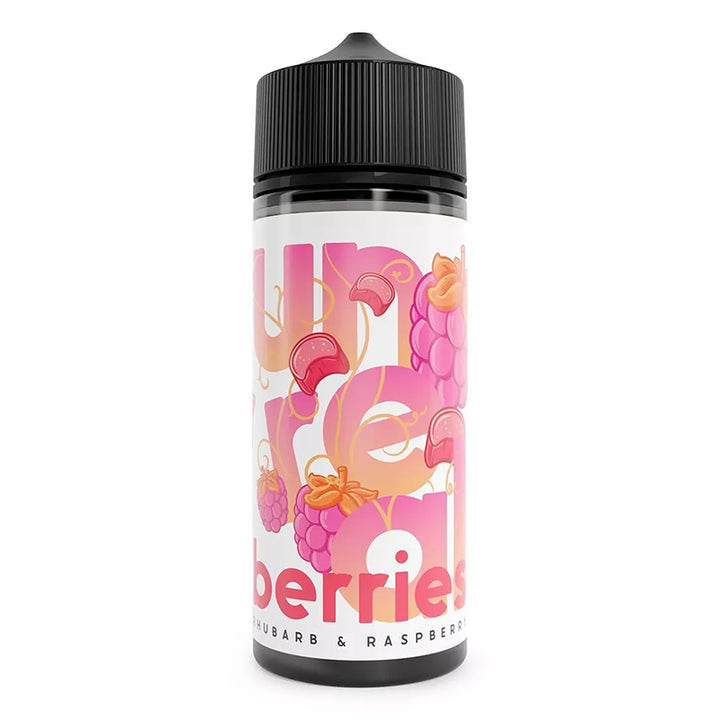 Unreal Berries - Rhubarb & Raspberries 100ml Shortfill | Free UK Delivery | Lincolnshire Vapours