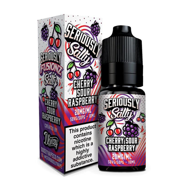 Seriously Fusionz Salty - Cherry Sour Raspberry Nic Salt 10ml Seriously Fusionz Salty - Cherry Sour Raspberry Nic Salt 10ml - 10mg | Free UK Delivery | Lincolnshire Vapours