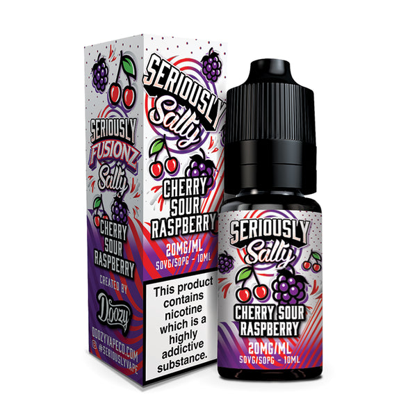 Seriously Fusionz Salty - Cherry Sour Raspberry Nic Salt 10ml | Free UK Delivery | Lincolnshire Vapours