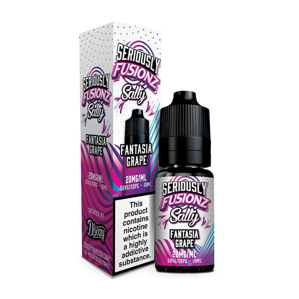 Seriously Fusionz Salty - Fantasia Grape Nic Salt 10ml | Free UK Delivery | Lincolnshire Vapours