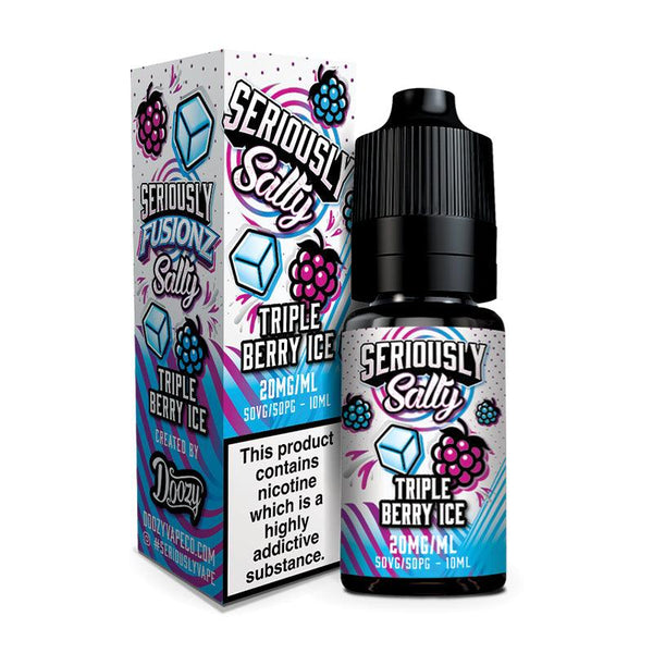 Seriously Fusionz Salty - Triple Berry Ice Nic Salt 10ml Seriously Fusionz Salty - Triple Berry Ice Nic Salt 10ml - 10mg | Free UK Delivery | Lincolnshire Vapours