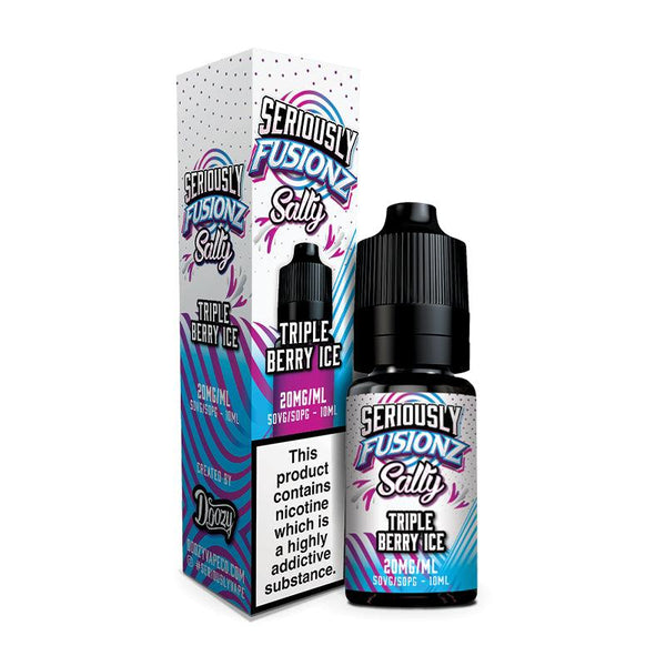 Seriously Fusionz Salty - Triple Berry Ice Nic Salt 10ml | Free UK Delivery | Lincolnshire Vapours