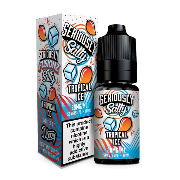 Seriously Fusionz Salty - Tropical Ice Nic Salt 10ml Seriously Fusionz Salty - Tropical Ice Nic Salt 10ml - 10mg | Free UK Delivery | Lincolnshire Vapours