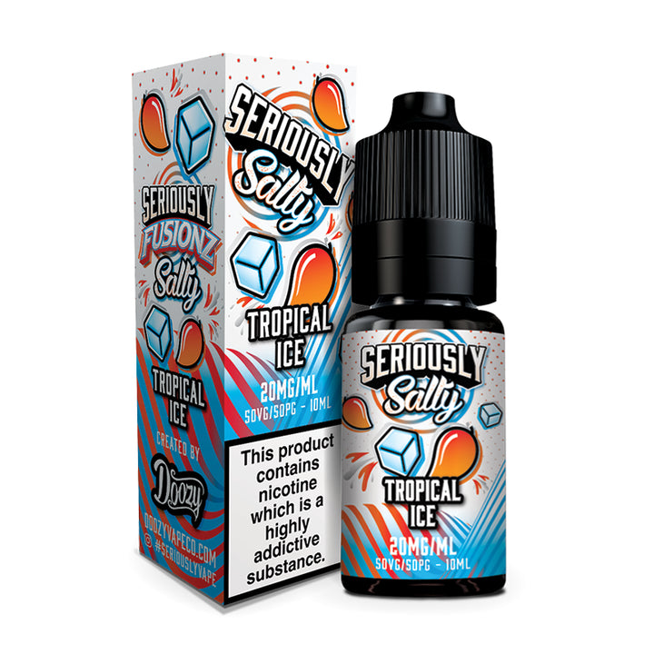 Seriously Fusionz Salty - Tropical Ice Nic Salt 10ml | Free UK Delivery | Lincolnshire Vapours