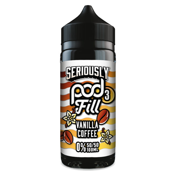 Seriously Pod Fill 3 - Vanilla Coffee 100ml Shortfill