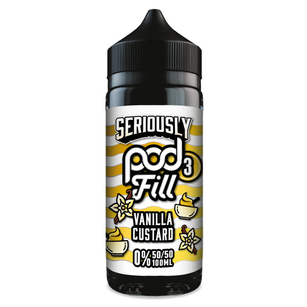 Seriously Pod Fill 3 - Vanilla Custard 100ml Shortfill
