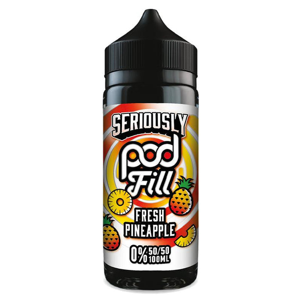 Seriously Pod Fill - Fresh Pineapple 100ml Shortfill Seriously Pod Fill - Fresh Pineapple 100ml Shortfill - Default Title | Free UK Delivery | Lincolnshire Vapours