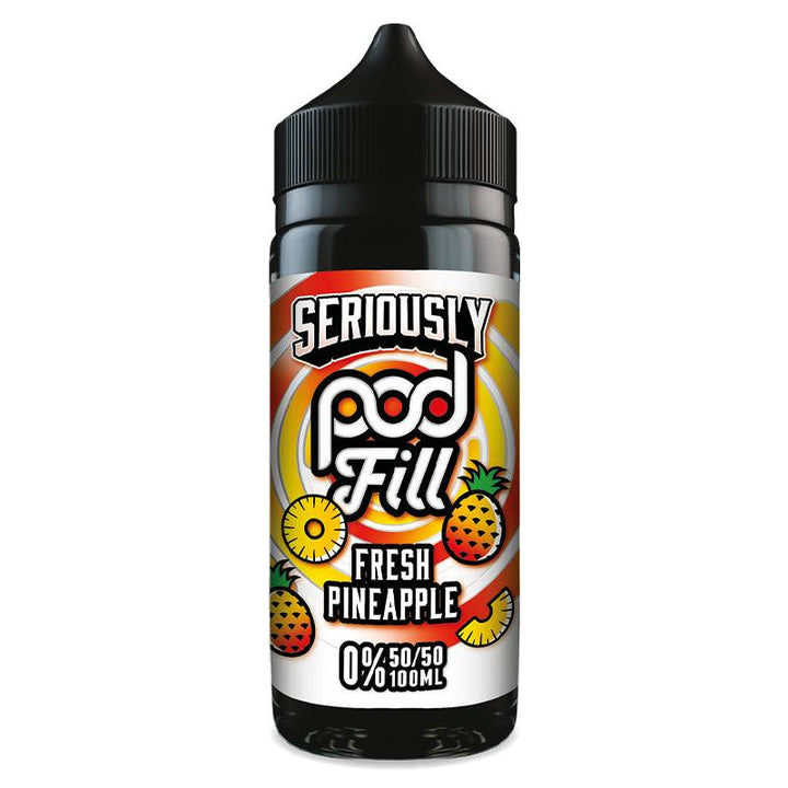 Seriously Pod Fill - Fresh Pineapple 100ml Shortfill | Free UK Delivery | Lincolnshire Vapours