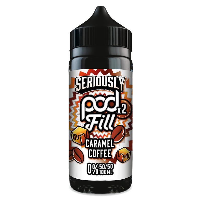 Seriously Pod Fill x2 - Caramel Coffee 100ml Shortfill | Lincolnshire Vapours