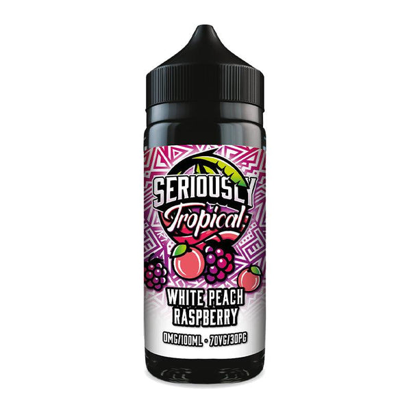 Seriously Tropical - White Peach Raspberry 100ml Shortfill | Free UK Delivery | Lincolnshire Vapours