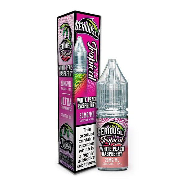 Seriously Tropical - White Peach Raspberry Nic Salt 10ml | Free UK Delivery | Lincolnshire Vapours