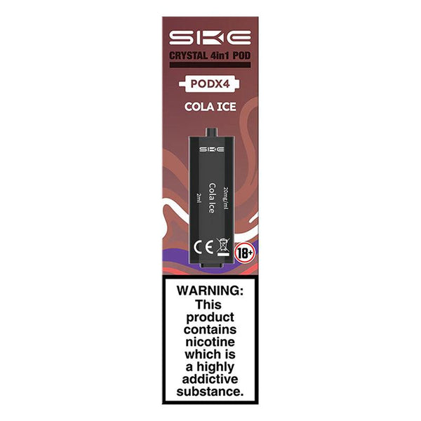 SKE Crystal 2400 4-In-1 - Cola Ice Pre-filled Pods