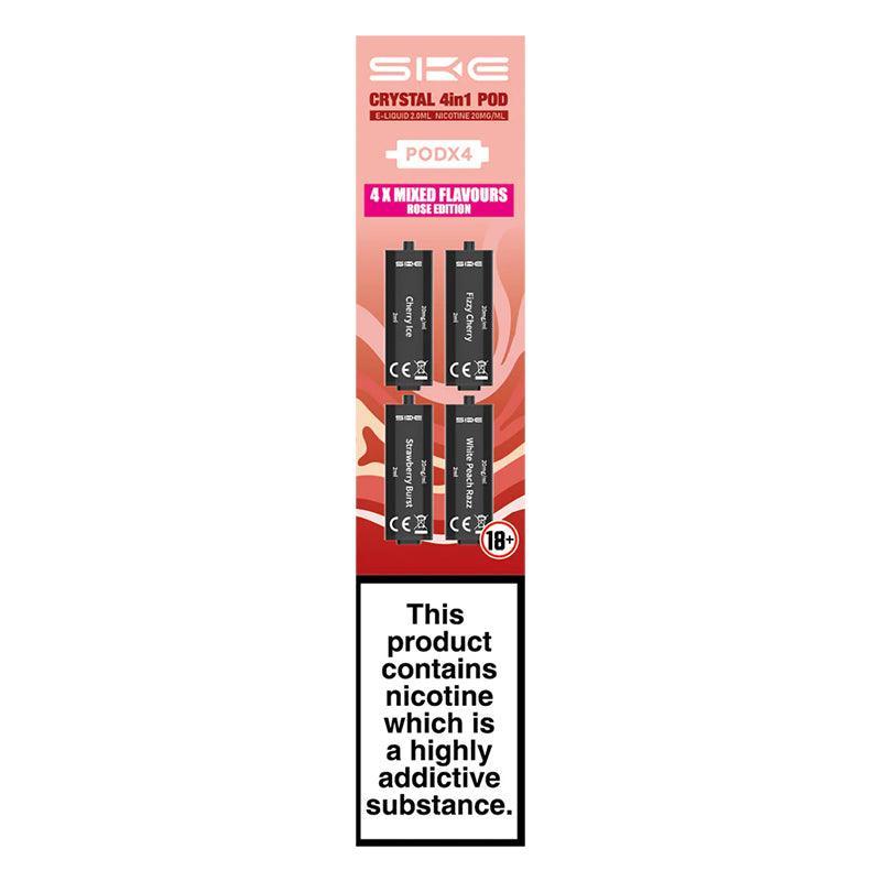 SKE Crystal 2400 4-In-1 Prefilled Pods (4 Pack) | Lincolnshire Vapours