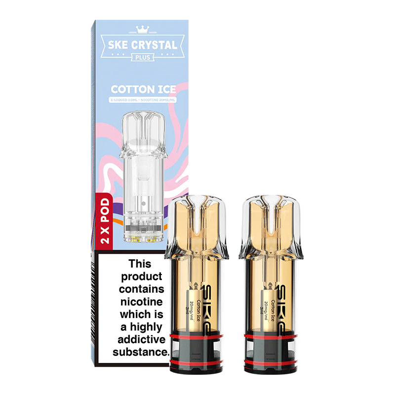 SKE Crystal Plus Prefilled Pods (2 Pack) | Lincolnshire Vapours