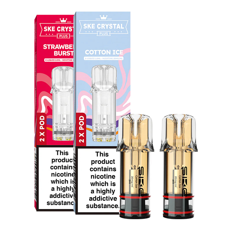 SKE Crystal Plus Prefilled Pods (2 Pack) | Lincolnshire Vapours