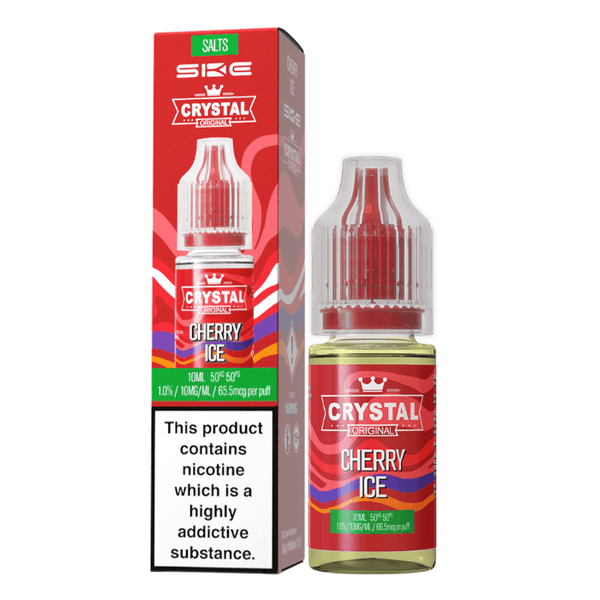 SKE Crystal - Cherry Ice Nic Salt 10ml | Free UK Delivery | Lincolnshire Vapours