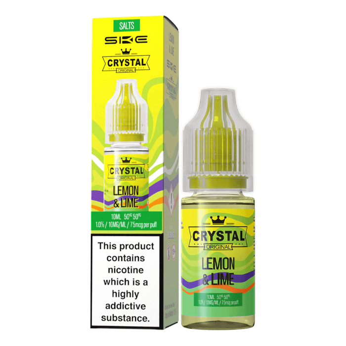 SKE Crystal - Lemon & Lime Nic Salt 10ml | Free UK Delivery | Lincolnshire Vapours