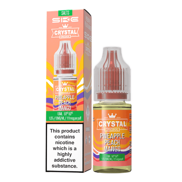 SKE Crystal - Pineapple Peach Mango Nic Salt 10ml | Free UK Delivery | Lincolnshire Vapours