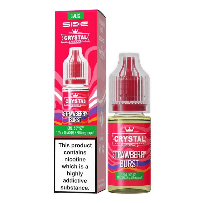 SKE Crystal - Strawberry Burst Nic Salt 10ml | Free UK Delivery | Lincolnshire Vapours