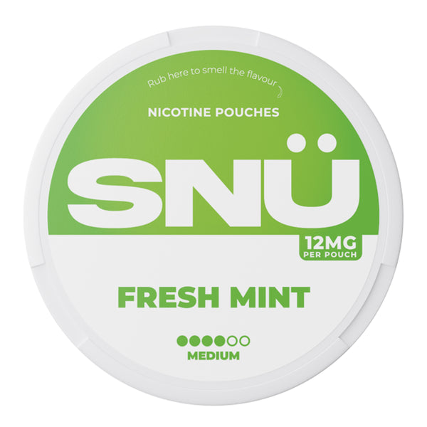 SNU Nicotine Pouches - Fresh Mint - 20PK