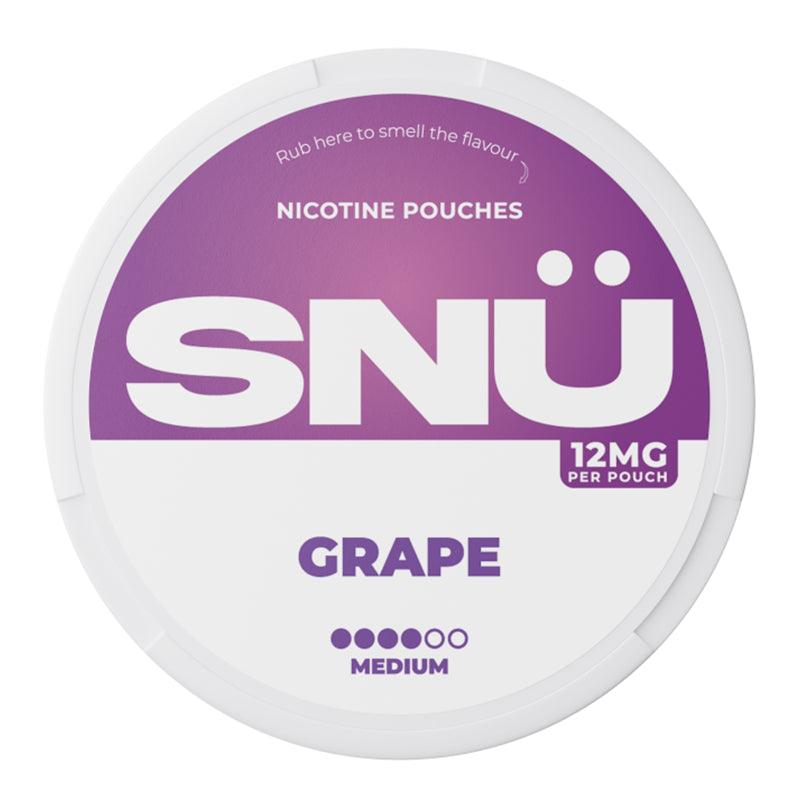 SNU Nicotine Pouches - Grape - 20PK | Lincolnshire Vapours