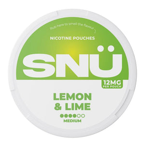 SNU Nicotine Pouches - Lemon & Lime - 20PK | Lincolnshire Vapours