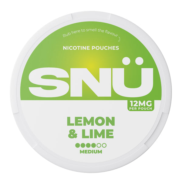 SNU Nicotine Pouches - Lemon & Lime - 20PK