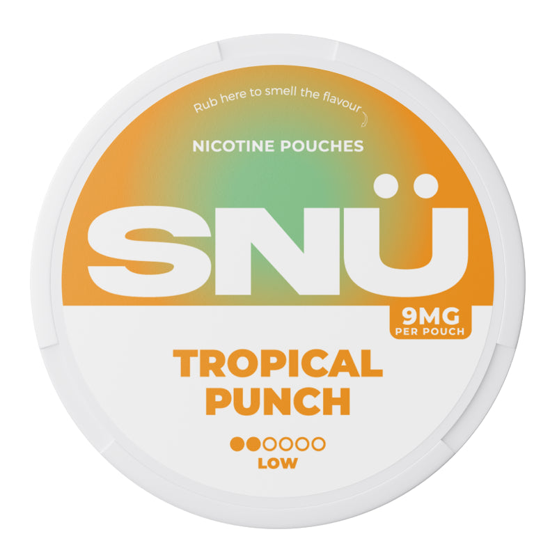 SNU Nicotine Pouches - Tropical Punch - 20PK - 9mg