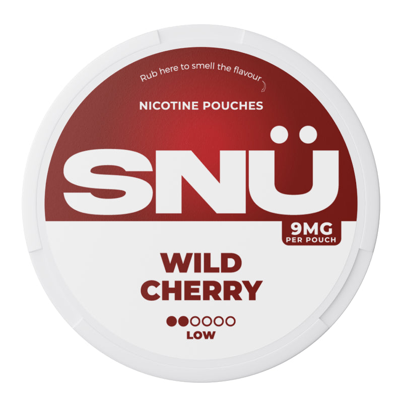 SNU Nicotine Pouches - Wild Cherry - 20PK - 9mg