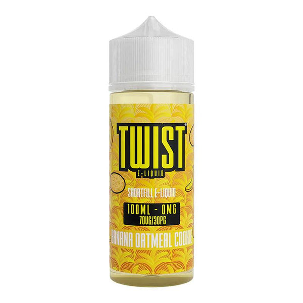 Twist E-Liquid - Banana Oatmeal Cookie 100ml Shortfill