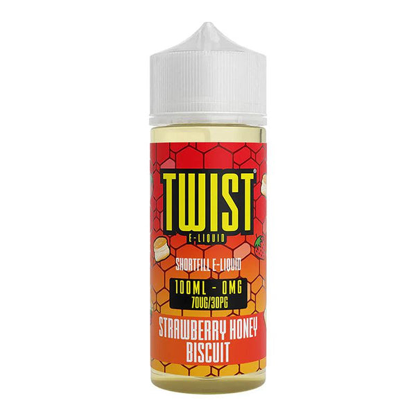 Twist E-Liquid - Strawberry Honey Biscuit 100ml Shortfill