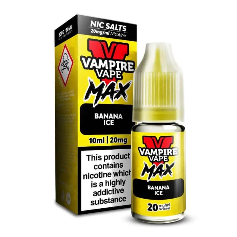 Vampire Vape Max - Banana Ice Nic Salt 10ml