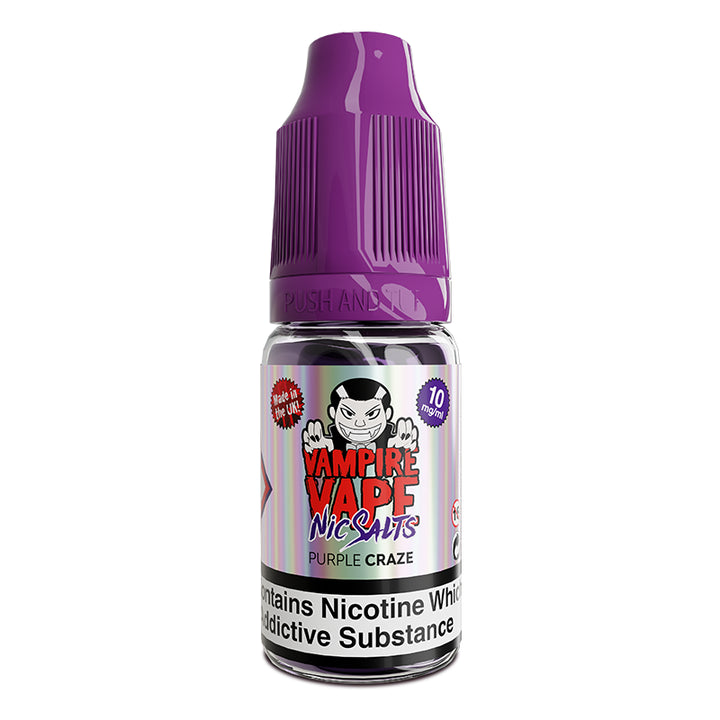 Vampire Vape Nic Salts - Purple Craze 10ml E-Liquid | Lincolnshire Vapours