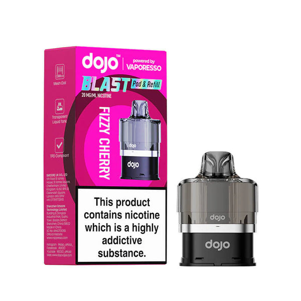 Vaporesso Dojo Blast 6000 - Fizzy Cherry Prefilled Pod & Refill