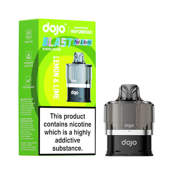 Vaporesso Dojo Blast 6000 - Lemon & Lime Prefilled Pod & Refill