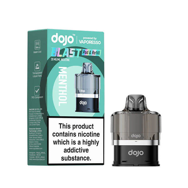 Vaporesso Dojo Blast 6000 - Menthol Prefilled Pod & Refill