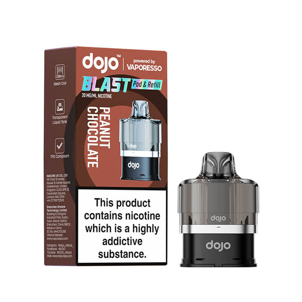 Vaporesso Dojo Blast 6000 - Peanut Chocolate Prefilled Pod & Refill