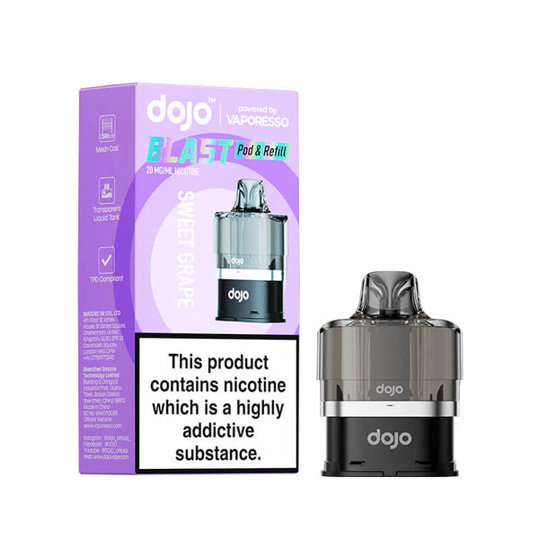 Vaporesso Dojo Blast 6000 - Sweet Grape Prefilled Pod & Refill