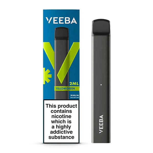 Veeba - Yellow-Green Disposable Vape Veeba - Yellow-Green Disposable Vape - Default Title | Free UK Delivery | Lincolnshire Vapours